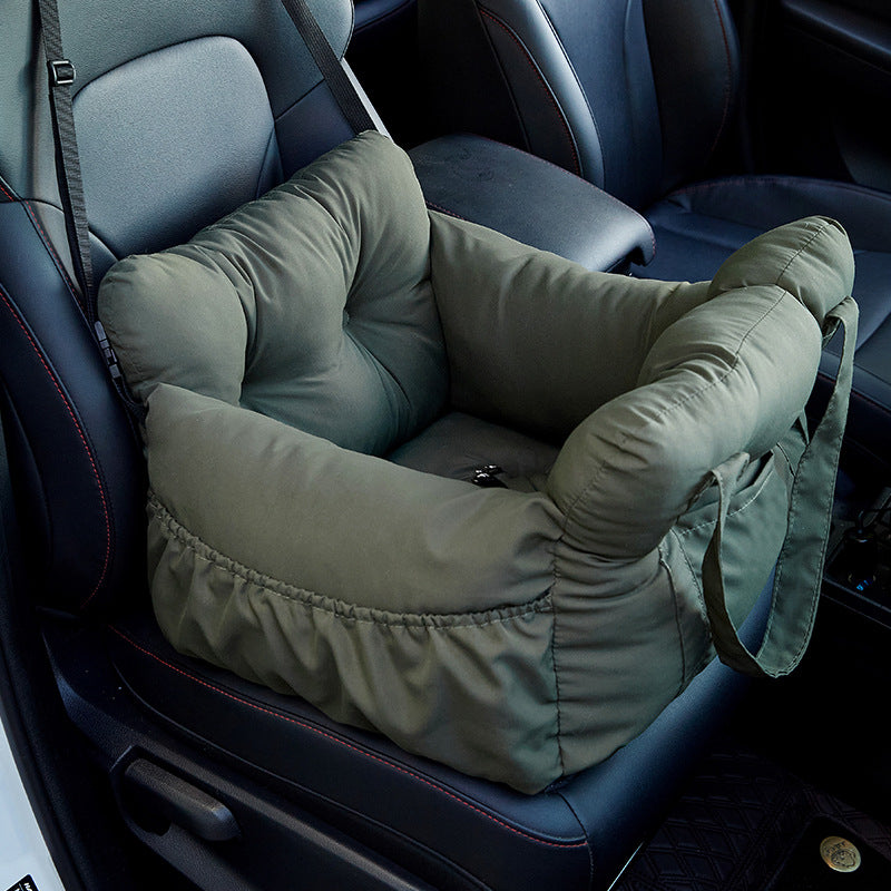 Dog Car Seat - Pet Booster Safety Seat for Small Dogs & Cats with Storage